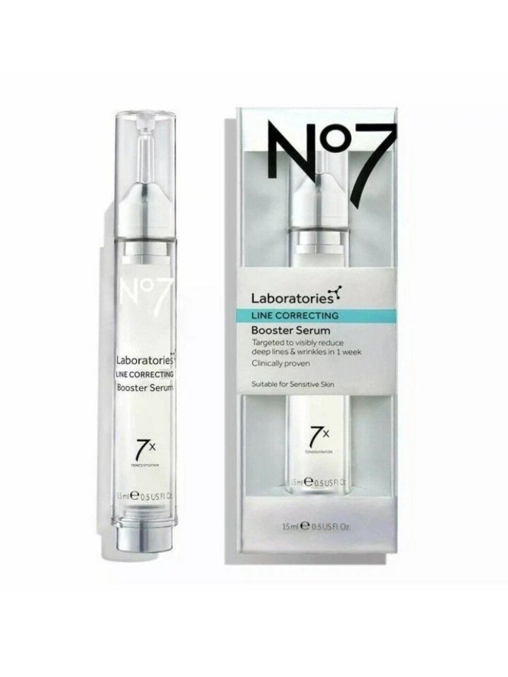 No7 Laboratories Line Correcting Booster Serum 0.5 OZ, BRAND NEW IN BOX